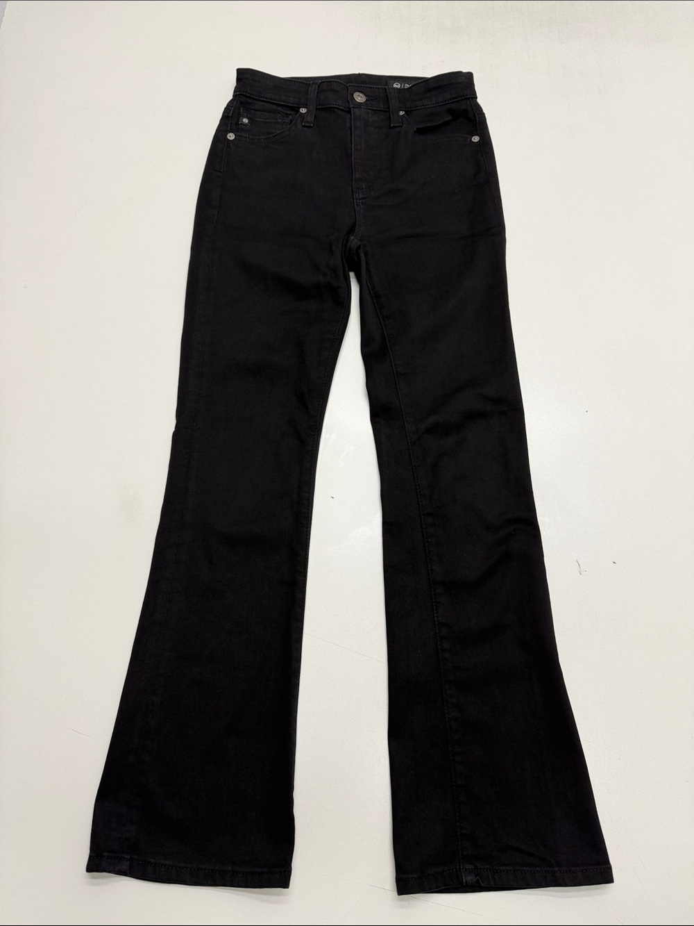 AG Women’s 24 Black FARRAH BOOT CROP Jeans